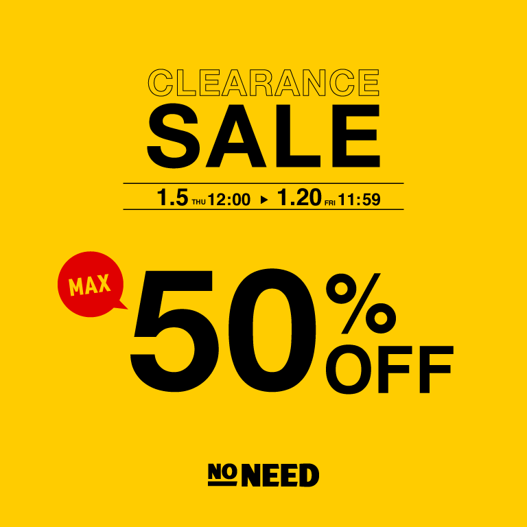 NONEED | CLEARANCE SALE