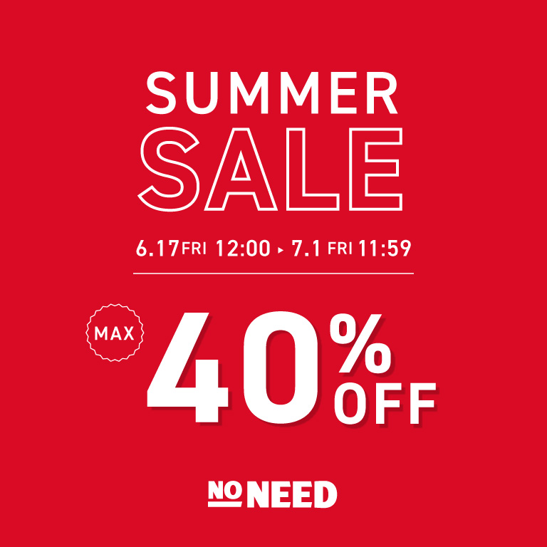 NONEED | SUMMER SALE