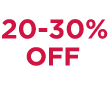 20-30%off
