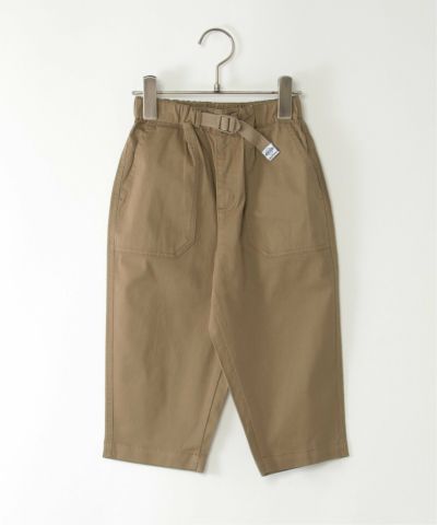 7分丈ドロストタックワークパンツ（120~160cm）,ikka| TOKYO