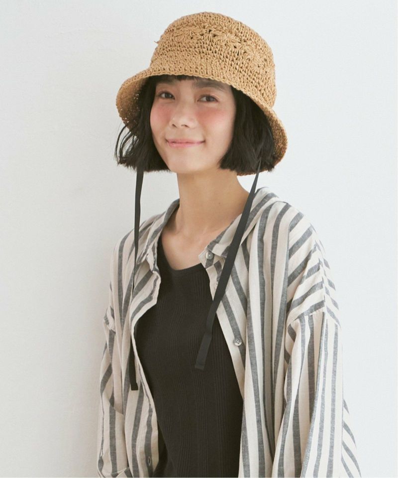 こま編みフラワーバケットハット,LBC| TOKYO DESIGN CHANNEL