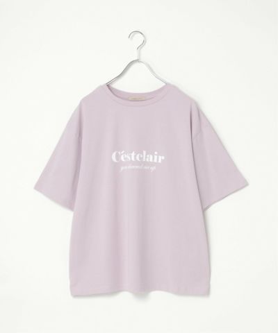 【接触冷感】USAコットンロゴプリントTシャツ