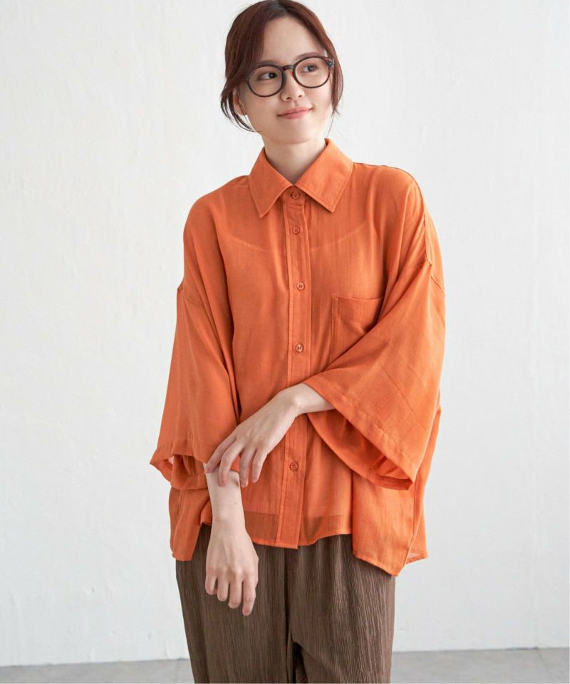 シアーボックスシルエットシャツ,LBC| TOKYO DESIGN CHANNEL