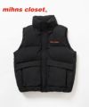 mihns closet/ミンズクローゼット】24AW パデッドショートベスト