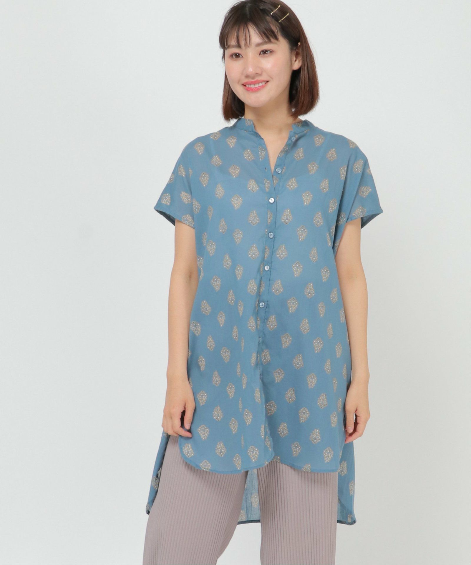 India Cotton プリントワンピ Lbc Tokyo Design Channel