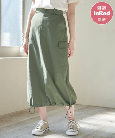 【雑誌InRed5月号掲載】リップストップカーゴスカート【親子おそろい】