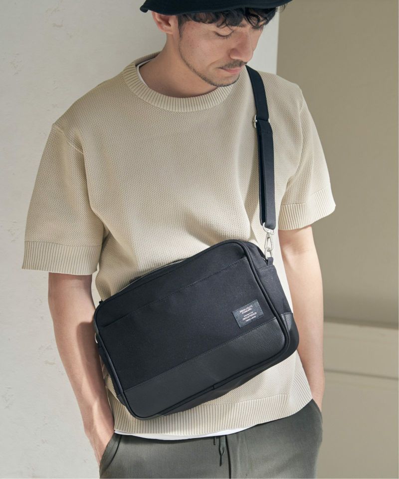 vintage 3way ダークグレー キャンバス ショルダーバッグ 2色展開】キャンバス ショルダーバッグ ブラック - 古着屋