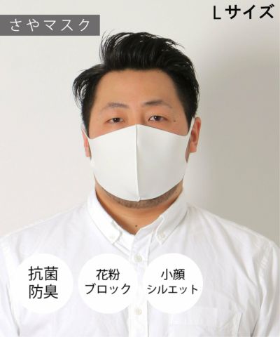 【おとな用】ウォッシャブルマスク NEW清マスク（さやマスク）Lサイズ