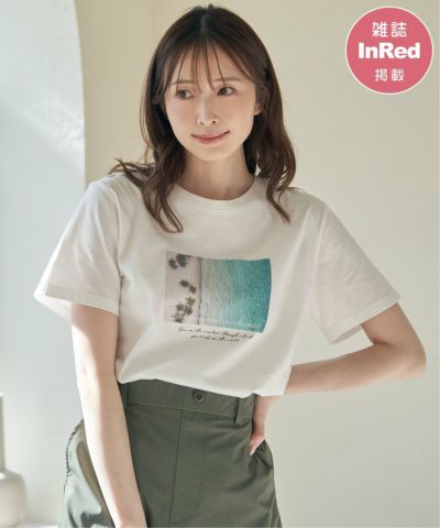 【雑誌InRed5月号掲載】ロゴフォトプリントTシャツ【親子おそろい】