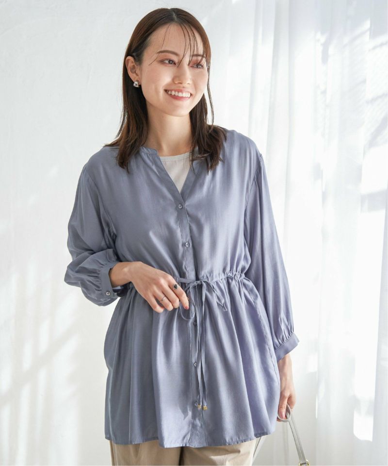 クラシック シアースキッパーブラウス,ikka| TOKYO DESIGN CHANNEL トップス