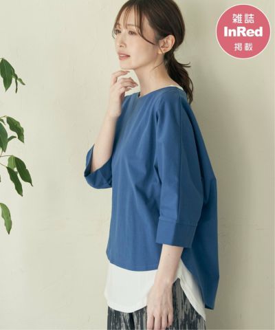 【雑誌InRed5月号掲載】梨地ジョーゼットドルマンプルオーバー【親子おそろい】