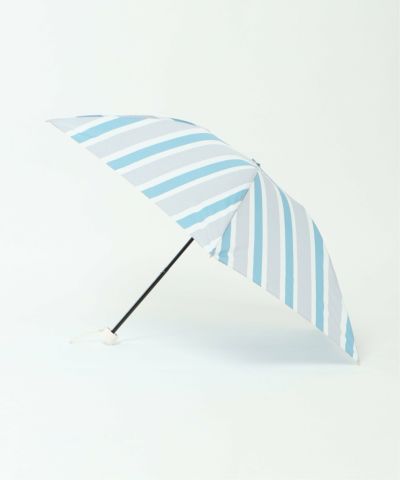 晴雨兼用 折りたたみ傘　ビビッドストライプﾟ