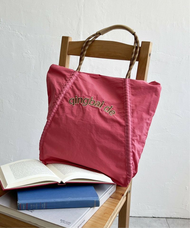 kashwére ロゴバッグ トートバッグ LOGO BAG(F mist/black): BABY&KIDS | kashwere Japan