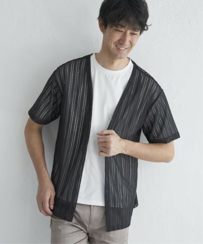 【吸水速乾／2点セット】透かしカーデDRYインナーセット