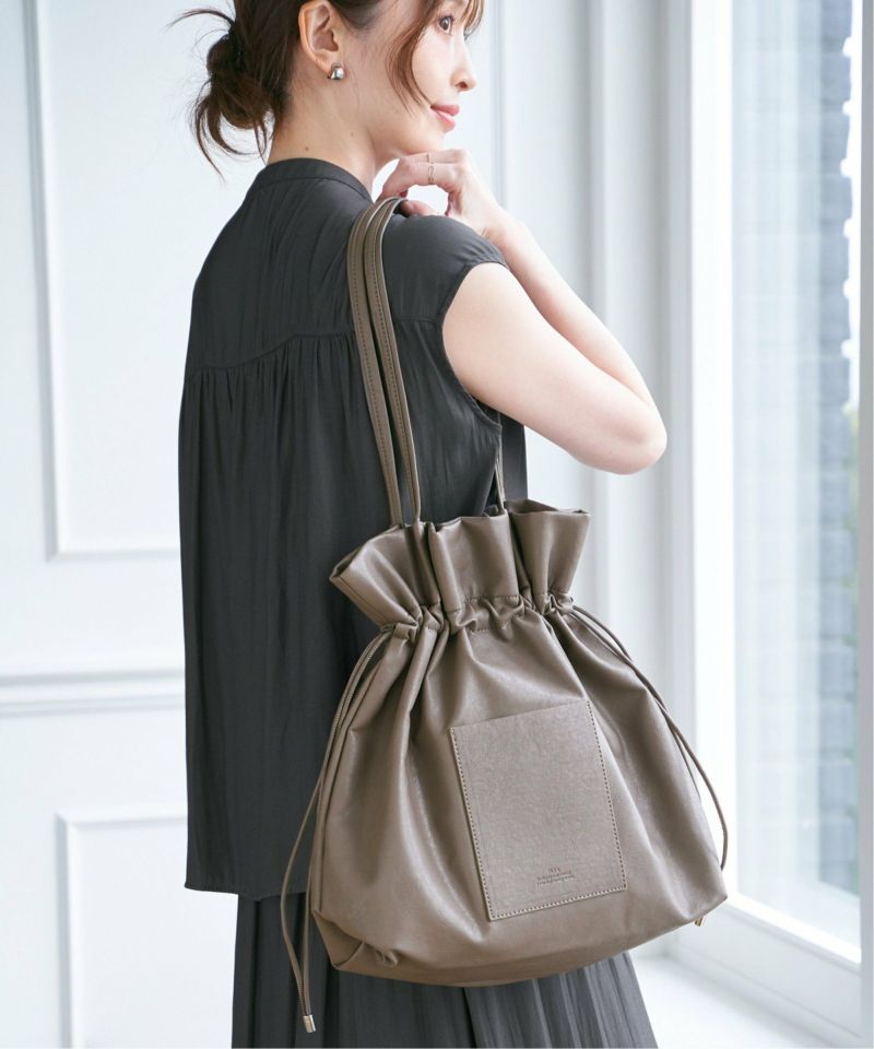 軽量】撥水合皮巾着トートバッグ,ikka| TOKYO DESIGN CHANNEL