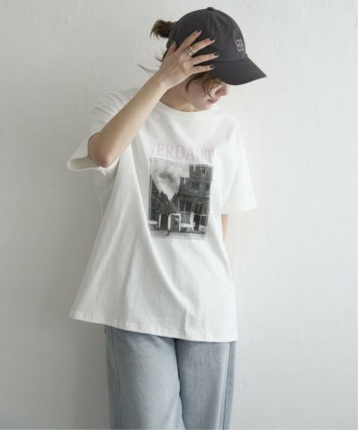 フォトxロゴプリント半袖Tシャツ
