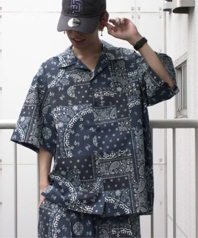 【お昼の人気番組紹介商品】バンダナプリントシャツ