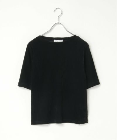 シアーベロア半袖Tシャツ