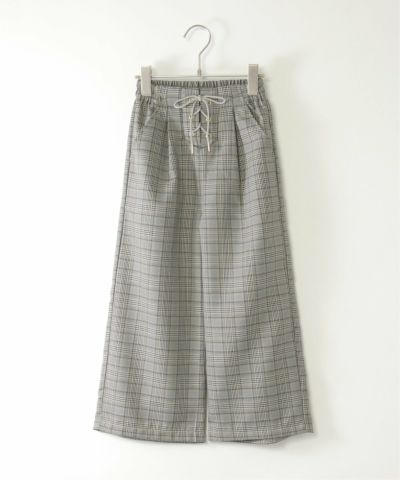 【先行予約】レースアップワイドパンツ（120~160cm）