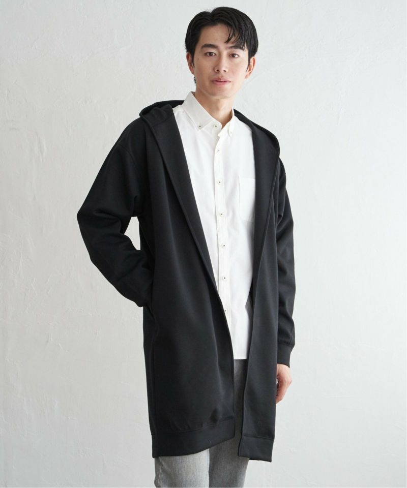 洗濯機で洗える】鹿の子ダンボールフーディガン,ikka| TOKYO DESIGN