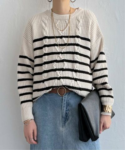 マットモール畦ニットプルオーバー,LBC| TOKYO DESIGN CHANNEL