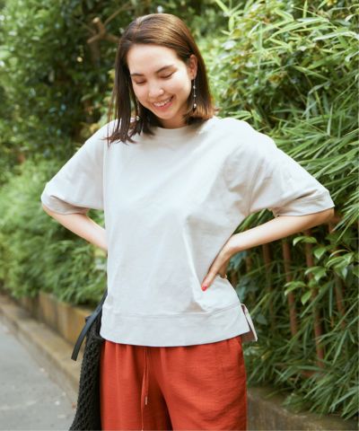 ミニ裏毛スウェットライク半袖Tシャツ,30%OFF| TOKYO DESIGN CHANNEL