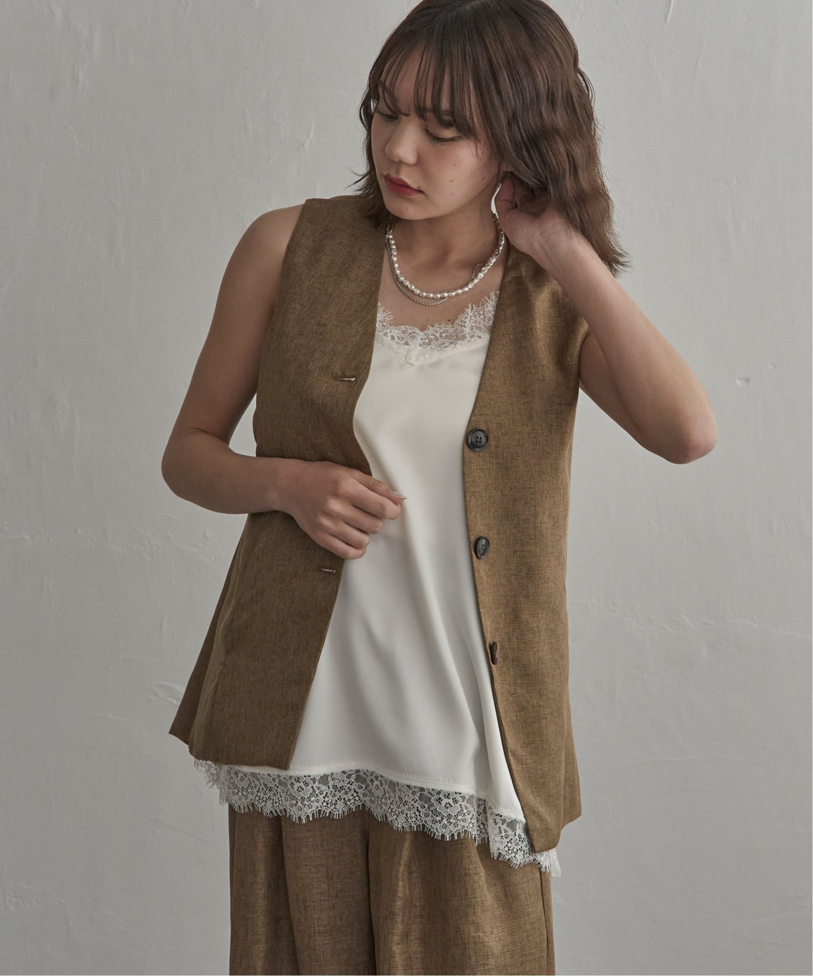 ツイードライクジップベスト,notch.| TOKYO DESIGN CHANNEL