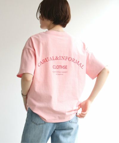 バックプリントロゴＴシャツ