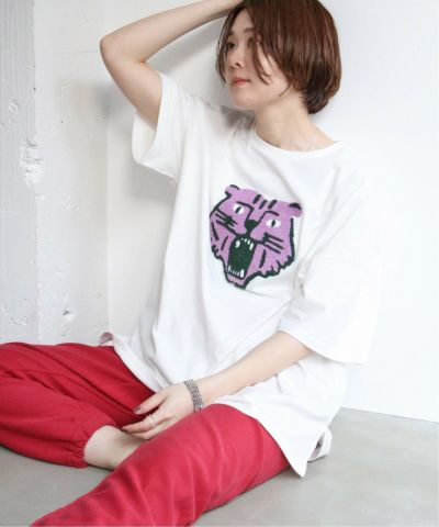 サガラ刺繍トラTシャツ