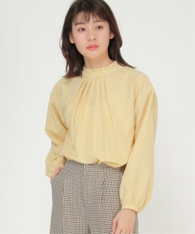 【Sサイズ WEB限定】襟フリル2WAY長袖ブラウス
