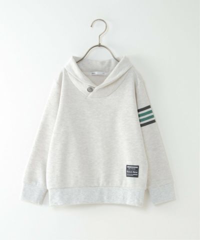 ジャガードニット切り替えトレーナー（120~160cm）,ikka| TOKYO DESIGN