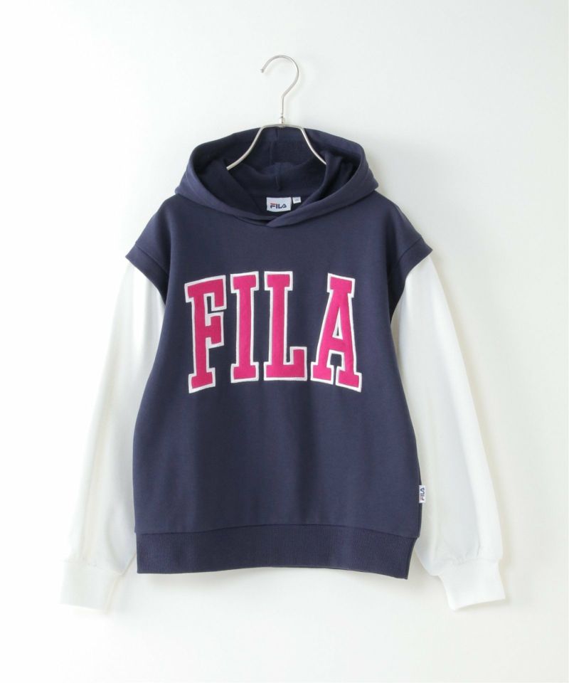 キッズ】FILA フィラ フェルトロゴパーカー（130~160cm）,ikka| TOKYO DESIGN CHANNEL