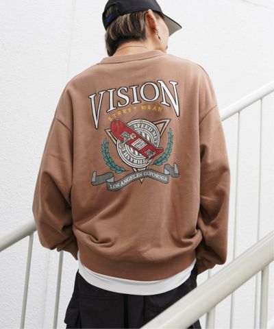 VISION STREET WEAR ビジョンストリートウェア スケボー刺繍トレーナー