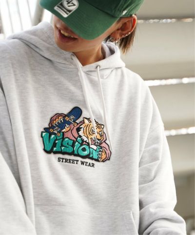 VISION STREET WEAR ビジョンストリートウェア グラフィティタイガー刺繍パーカー