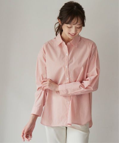 【ヒルナンデス！紹介商品】【イージーケア】ストライプ長袖シャツ