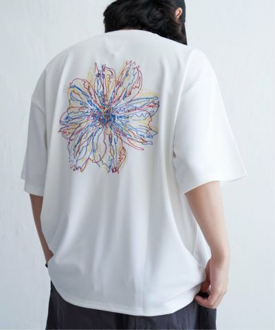 フラワー刺繍Tシャツ,VENCE| TOKYO DESIGN CHANNEL