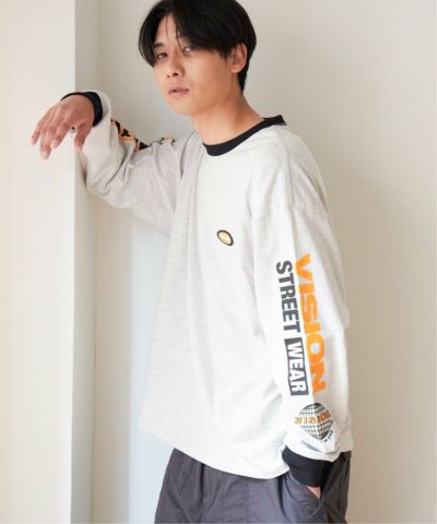 VISION STREET WEAR ビジョンストリート 袖プリントロンT