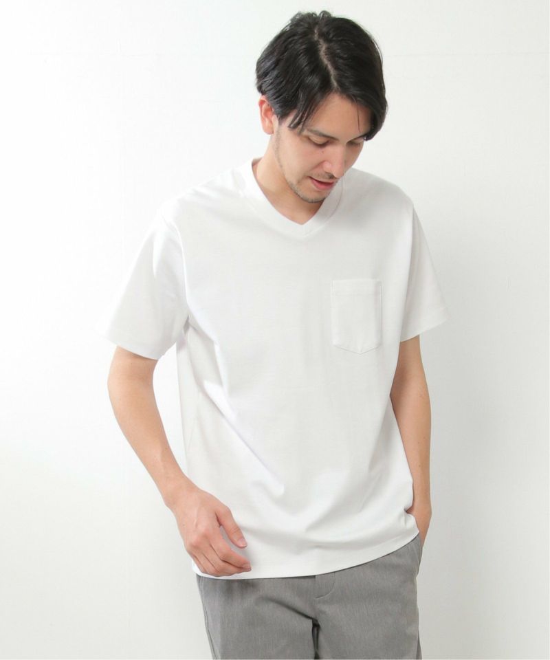 ポンチＶネックジャケットＴシャツ,ikka| TOKYO DESIGN CHANNEL