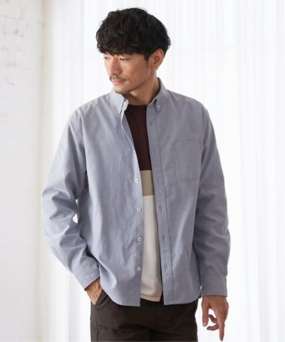 【吸水速乾】イージーケアオックスボタンダウンシャツ