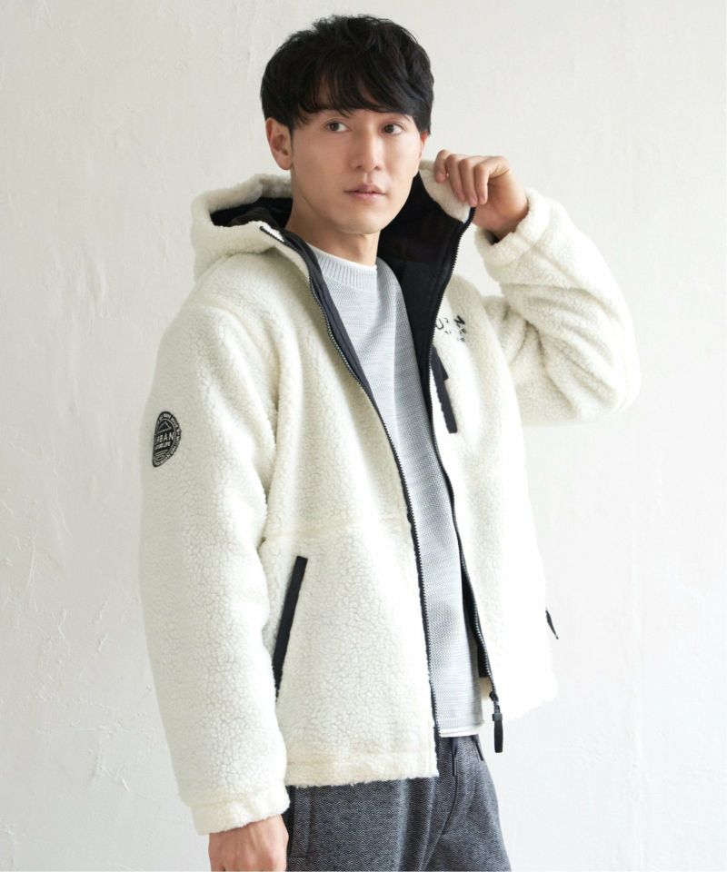 URBAN NATURE LIFE アーバンネイチャーライフ ボアブルゾン,ikka