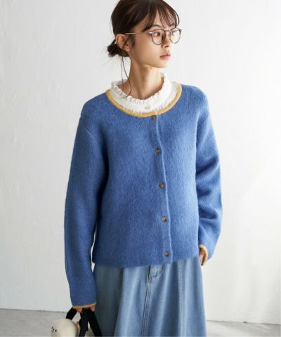 L.G.B エルジービー　コーティングカーディガン EWG897（カーシーカシマ）｜事務服