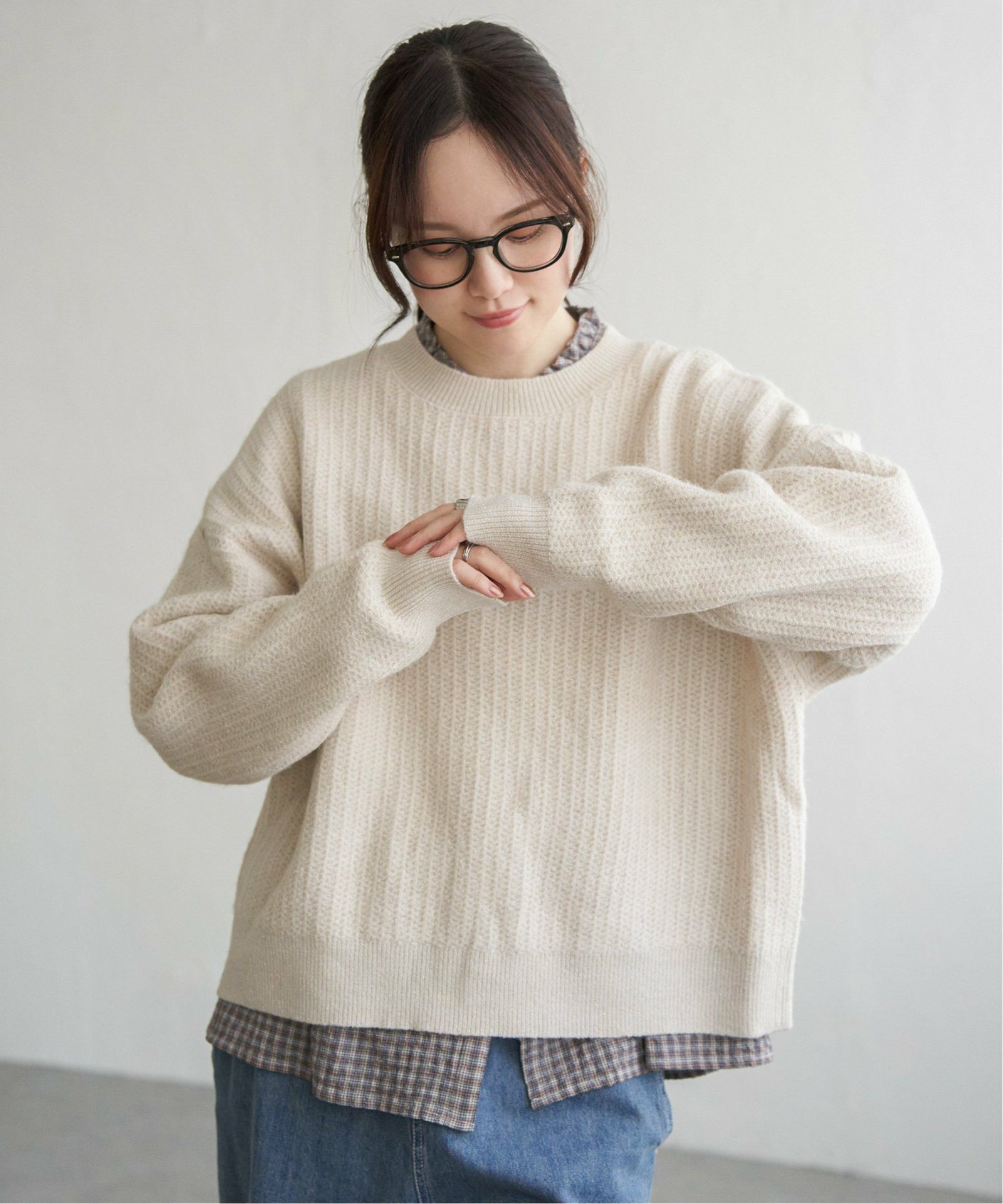 マットモール畦ニットプルオーバー,LBC| TOKYO DESIGN CHANNEL